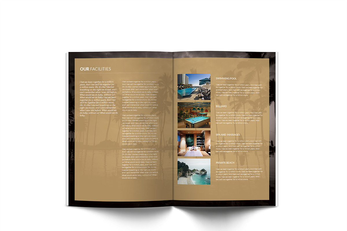 Hotel A4 Brochure, a Brochure Template by Incools Stokie (Photo 12 of 18)