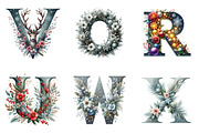 Christmas Alphabet Png Bundle, an Illustration by SinaCreation (Thumbnail 5 of 7)