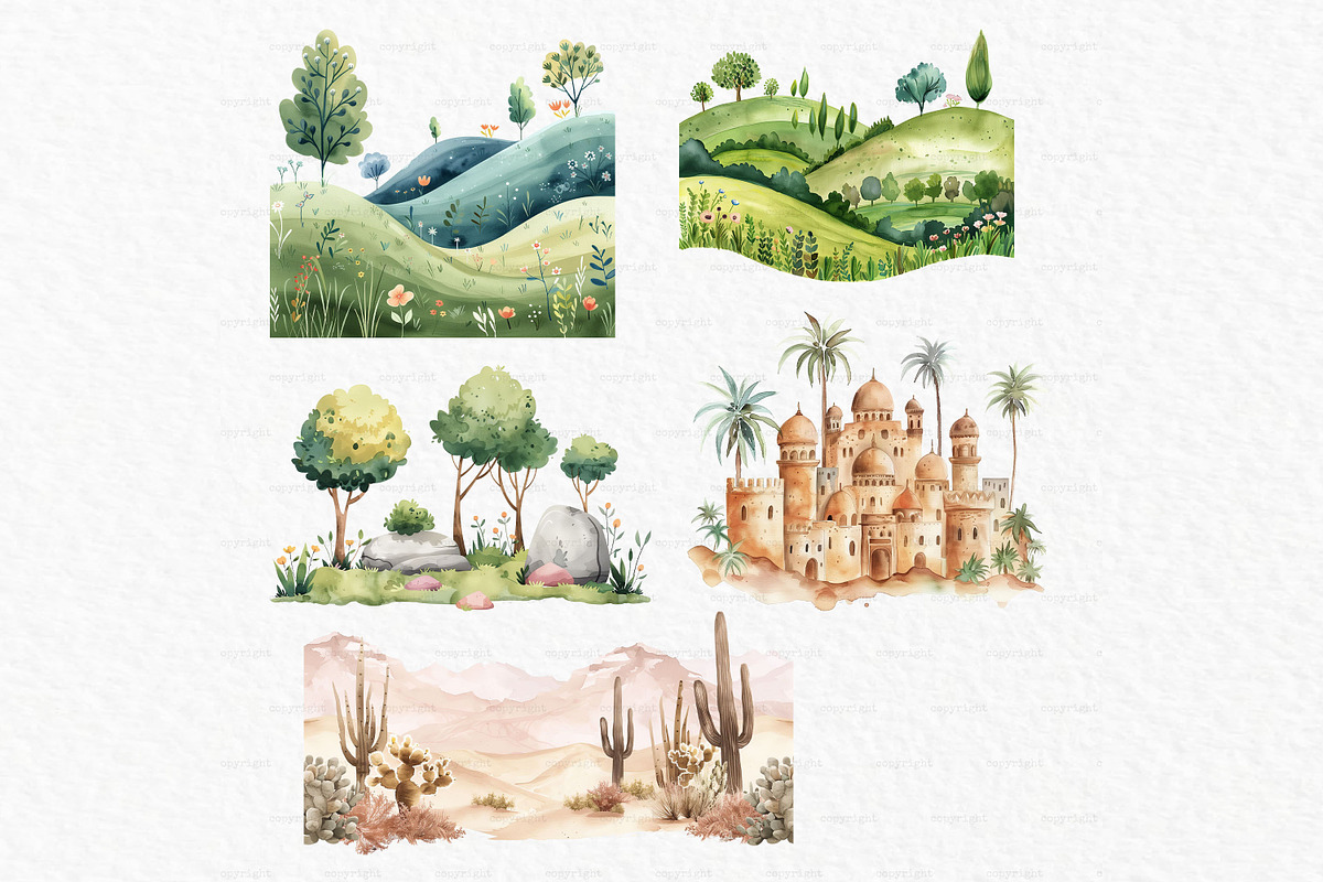 Bible character watercolor clipart, a Person Illustration by MyLittleMeow (Photo 6 of 7)