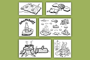 Outdoor Kitchen Illustrations, a Food Illustration by AJ Doodles (Thumbnail 4 of 16)