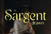 CS Sargent Drawn, a Serif Font by Craft Supply Co. (Thumbnail 1 of 8)