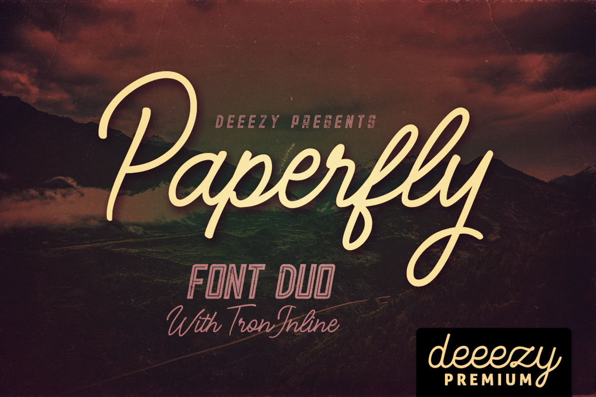 Paperfly Font Duo