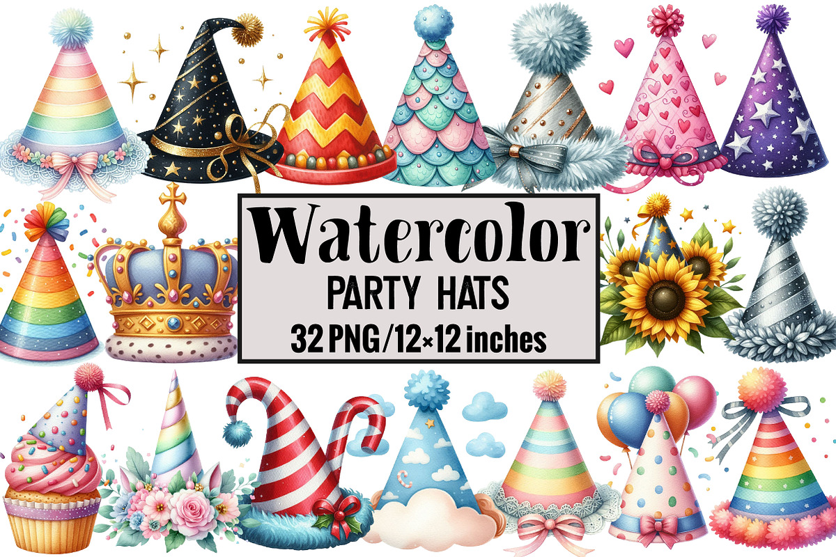 Party Hats, an Illustration by Design Market (Photo 1 of 4)