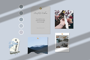 Modern Mood Board Mockup Kit