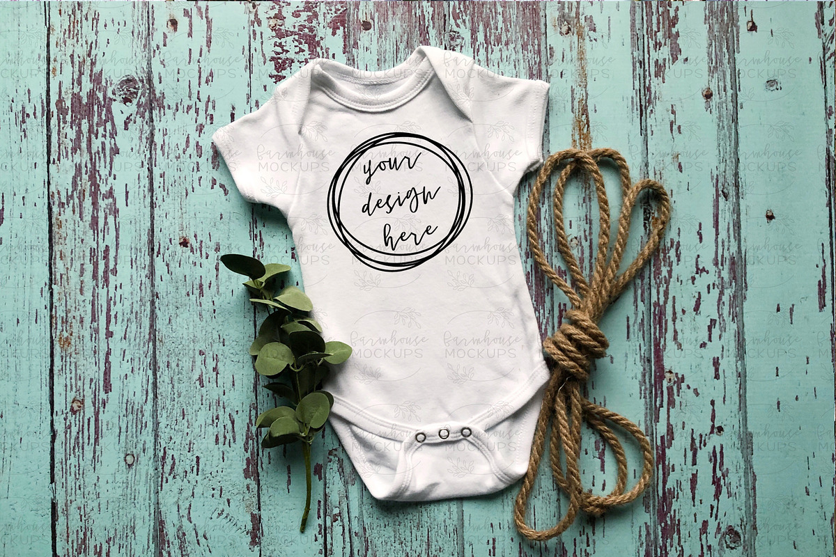 Baby Clothing Mockup Bundle, an Apparel Mockup by Affinity Grove (Photo 9 of 11)