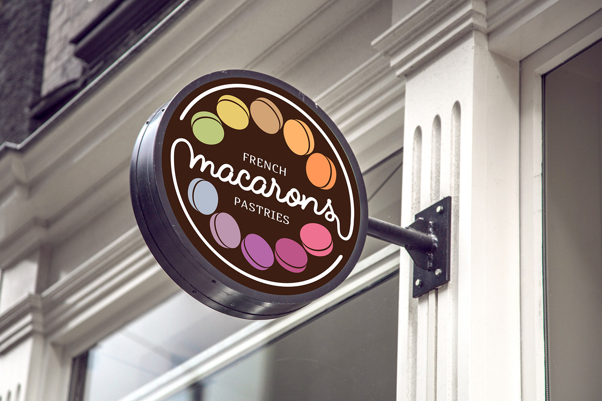 Macarons Logo set, a Branding & Logo Template by IKarGraphics (Photo 5 of 8)