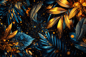 Abstract Tropical Leaves Background, a Nature Photo by Ales Munt