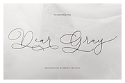 Dear Gray – Modern Wedding Fonts, a Script Font by RedyStudio (Thumbnail 2 of 11)