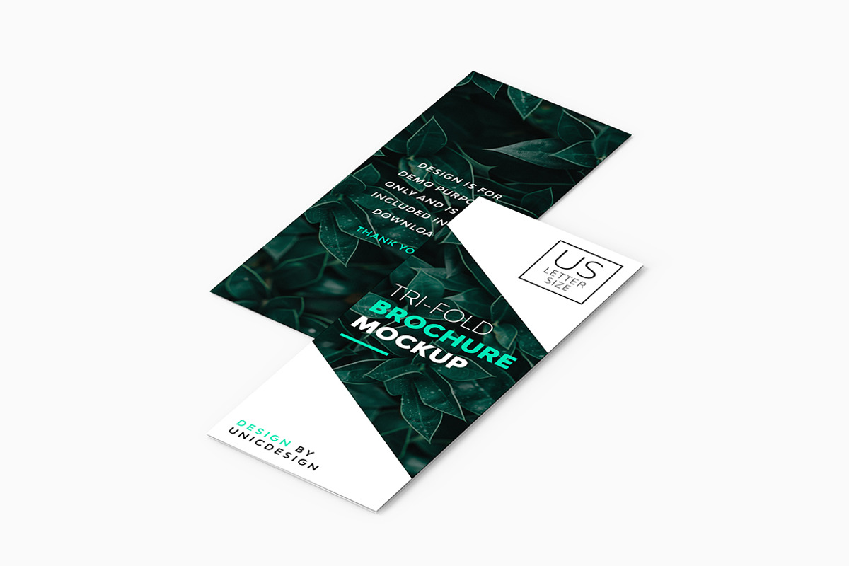 Tri Fold Brochure Mockup, a Print Template by UnicDesign (Photo 6 of 11)