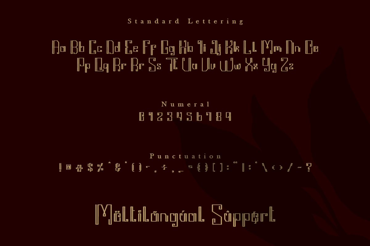 Javana | Unique Display Font, a Font by Moove Studio (Photo 6 of 7)