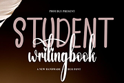 Student Writingbook, a Handwritten Font by FreshTypeINK (Thumbnail 1 of 8)