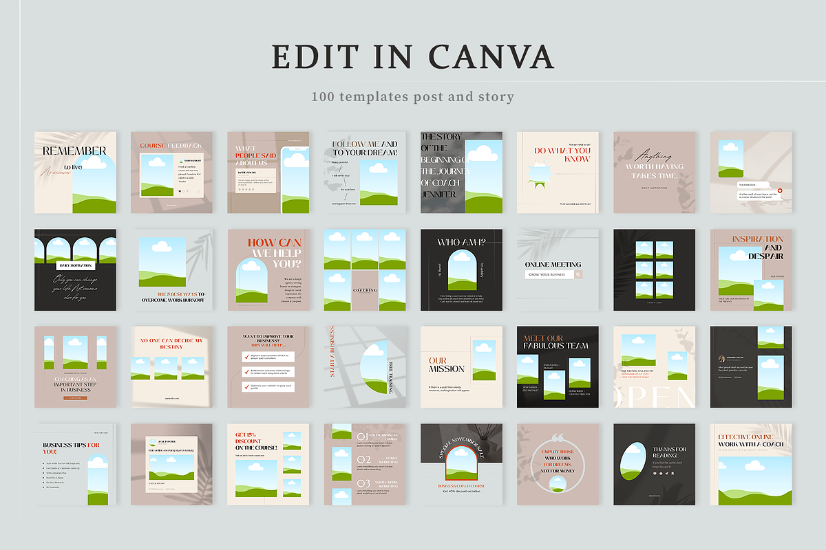 Instagram Creator For Coach | CANVA, a Social Media Template by Lafnaeri