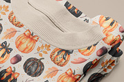 Autumn Seamless Pattern with Pumpkin, a Pattern Graphic by Kreeya Art Shop (Thumbnail 3 of 11)