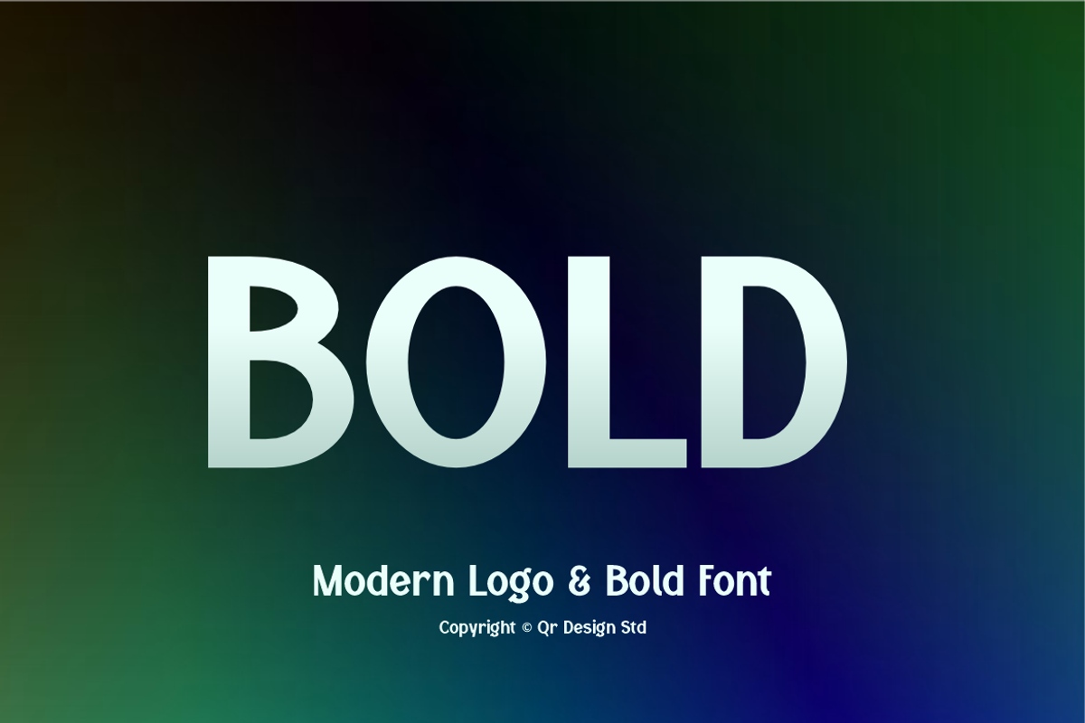 Gegaty - Logo Bold Font, a Sans Serif Font by QR Design Studio (Photo 4 of 14)