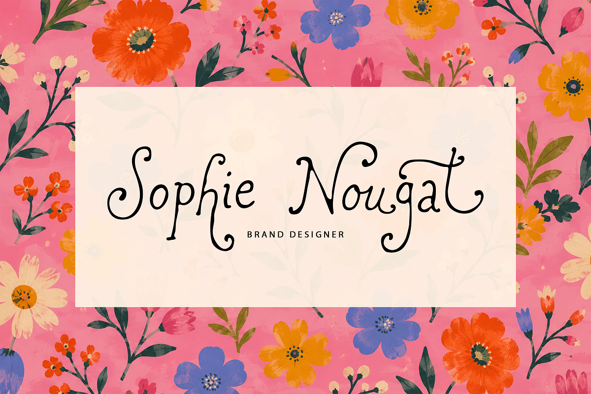 Rosie Biscuit Cute Handwritten Font, a Handwritten Font by elvinova (Photo 7 of 10)