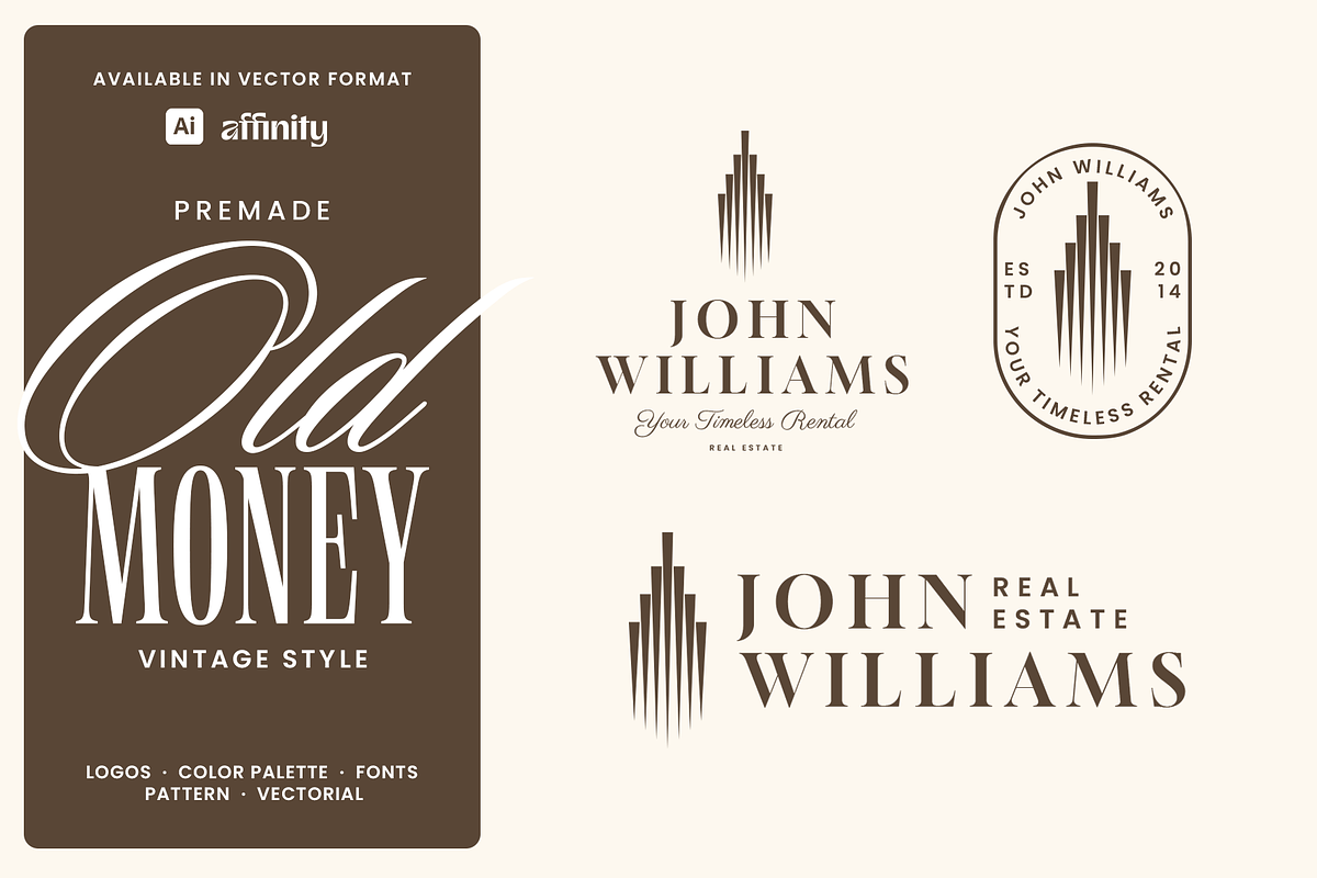 Elegant Realtor Old Money Logo, a Branding & Logo Template by Headfonts (Photo 1 of 3)