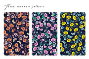 MOTHS — Dark Floral Patterns, a Decorative Illustration by Liiafis (Thumbnail 2 of 8)