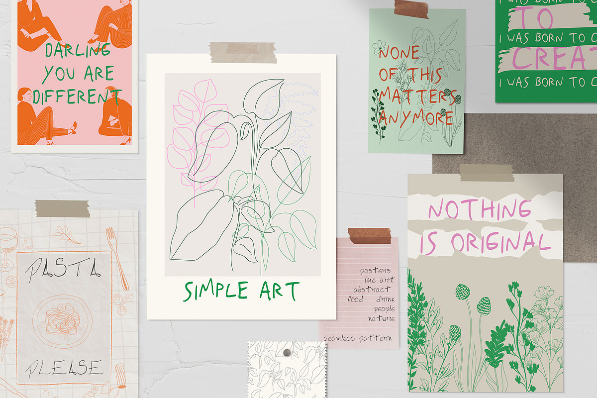 ART division posters & pattern, a Decorative Illustration by Mio Buono (Photo 2 of 14)