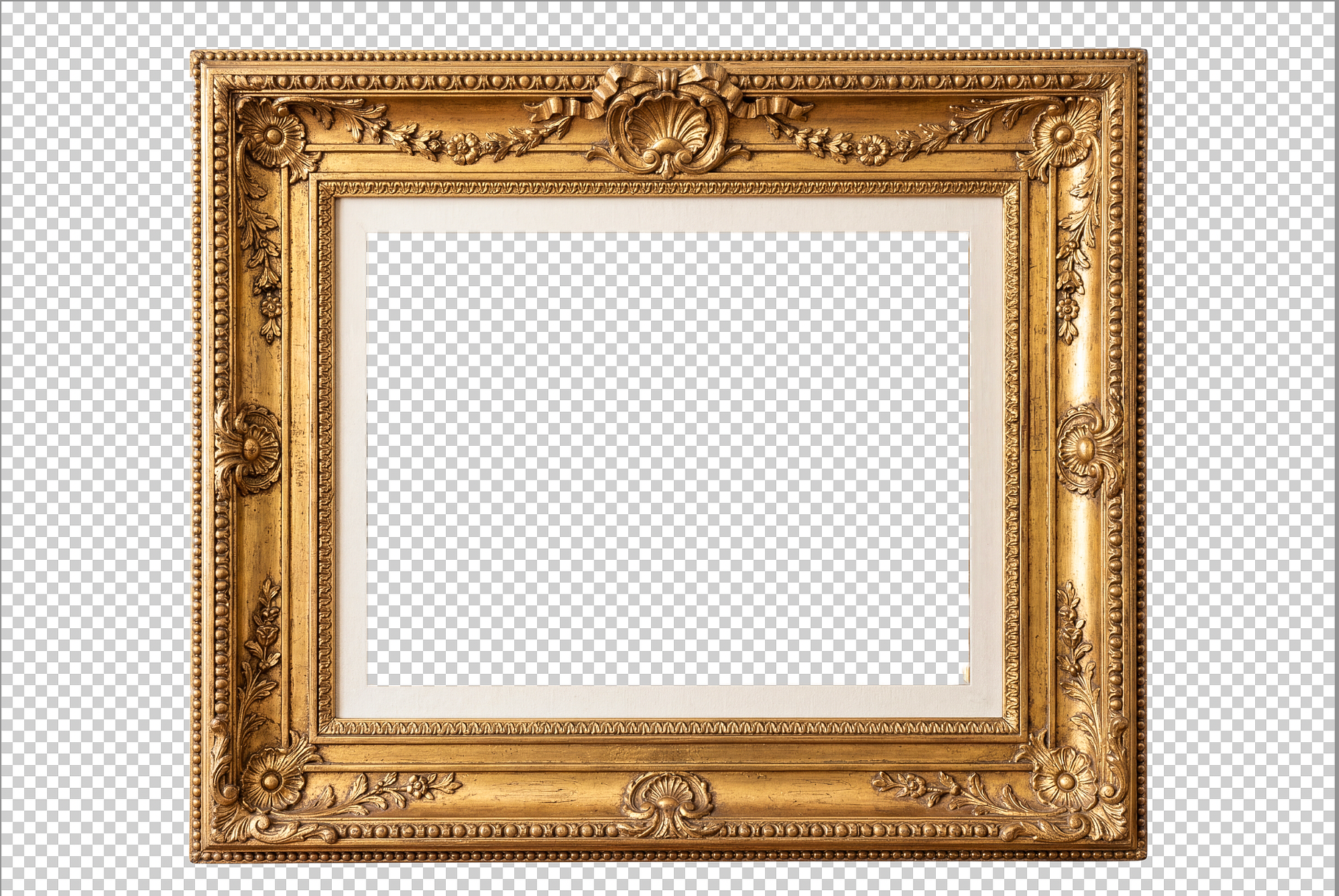 Vintage picture frame, a Photo by VetalStock