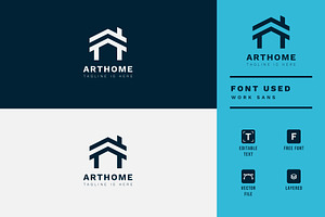 Minimalist Home Logo