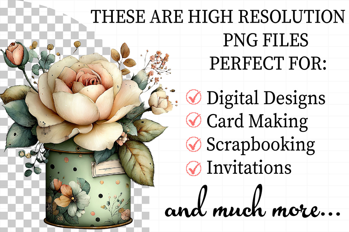 Mother's Day Flower Clipart, an Illustration by Daily.Designs (Photo 2 of 8)
