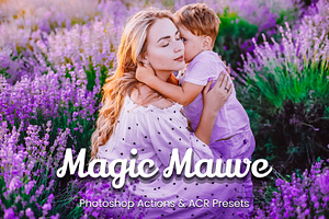 30 Magic Mauve Photoshop Collection, an Action Add-On by 3Motional