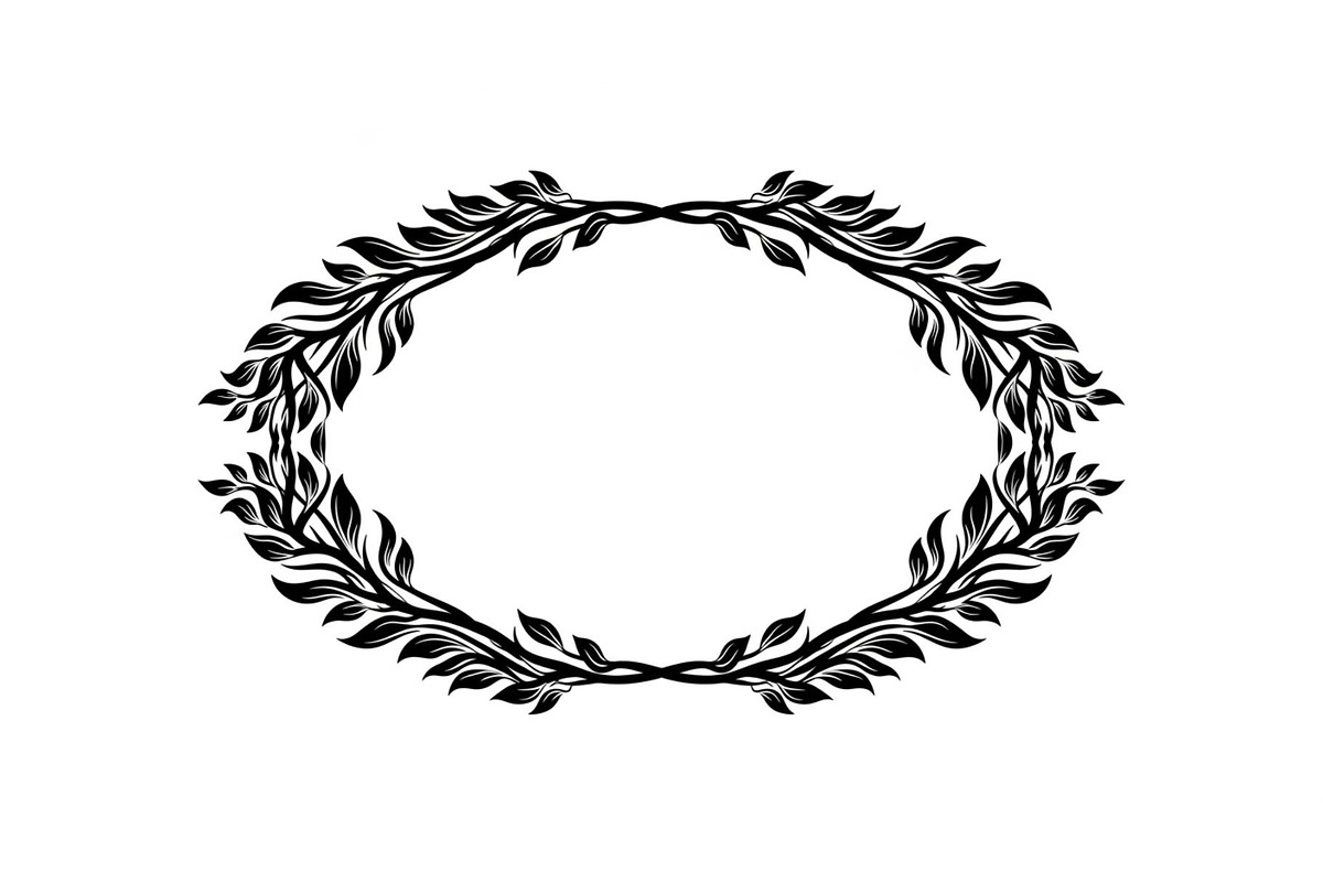 Nature Wreath Frame Vector Bundle, an Illustration by jahid234 (Photo 38 of 51)