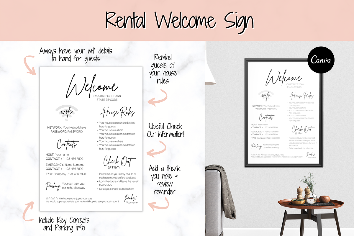 The Ultimate VRBO Rental Host BUNDLE, a Poster Template by Templatables (Photo 5 of 10)