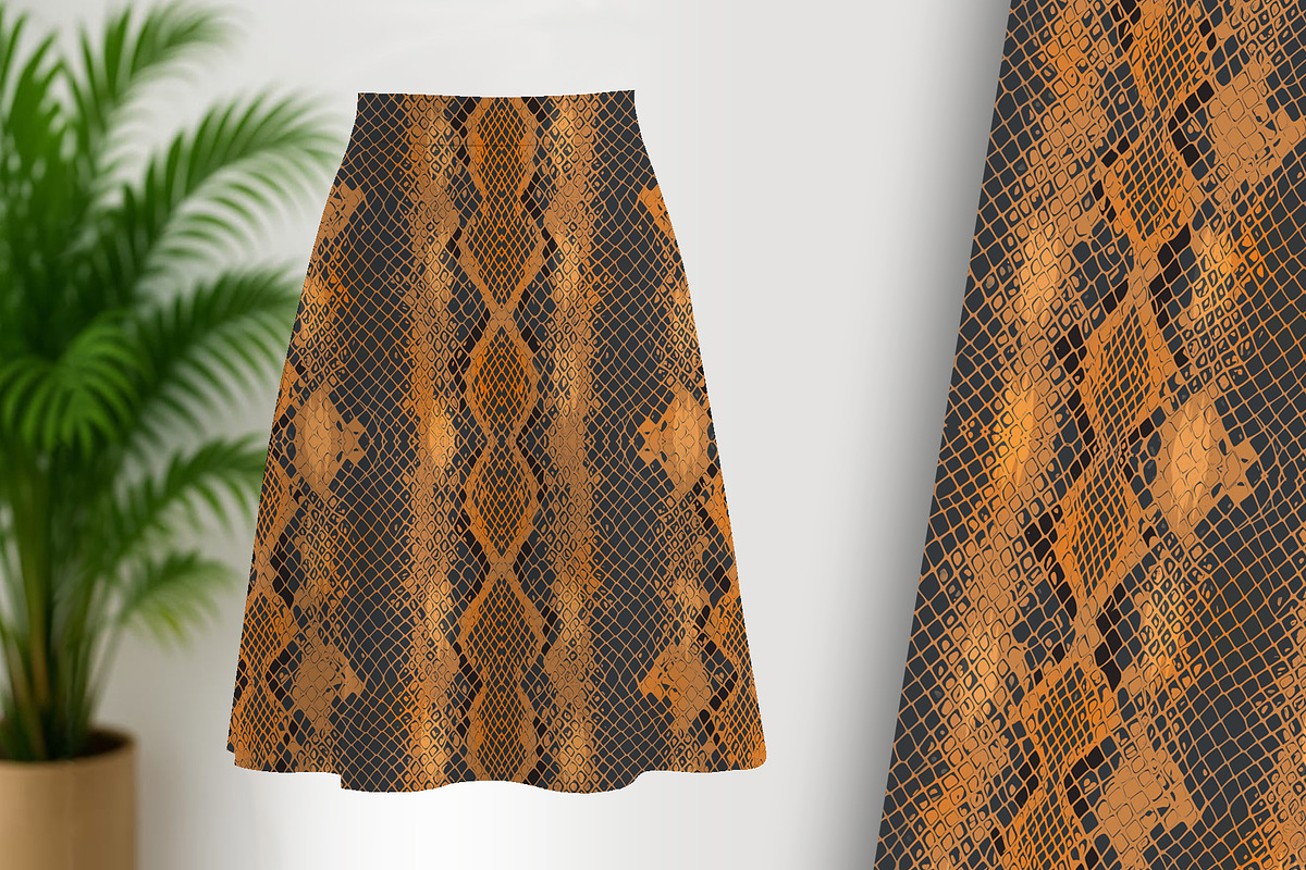 Brown Snake Skin Seamless Repeat, a Pattern Graphic by Sharon Schwalbe (Photo 3 of 7)