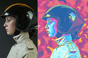 Neon Pop Art Photoshop Action, a Brushes & More by MRI STUDIO (Thumbnail 8 of 14)