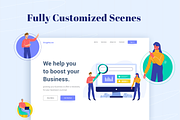 Business Atomic Illustration, a Templates & Theme by Graphicdunk (Thumbnail 5 of 6)