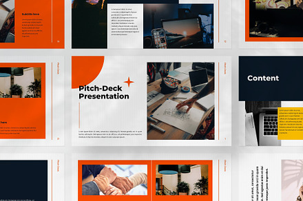 Pitch Deck PowerPoint Template, a Presentation Template by Gaize