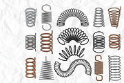 Coiled Spring,Spiral,Steel,Metal svg, an Object Graphic by VectorArtPrintableDesign (Thumbnail 4 of 5)