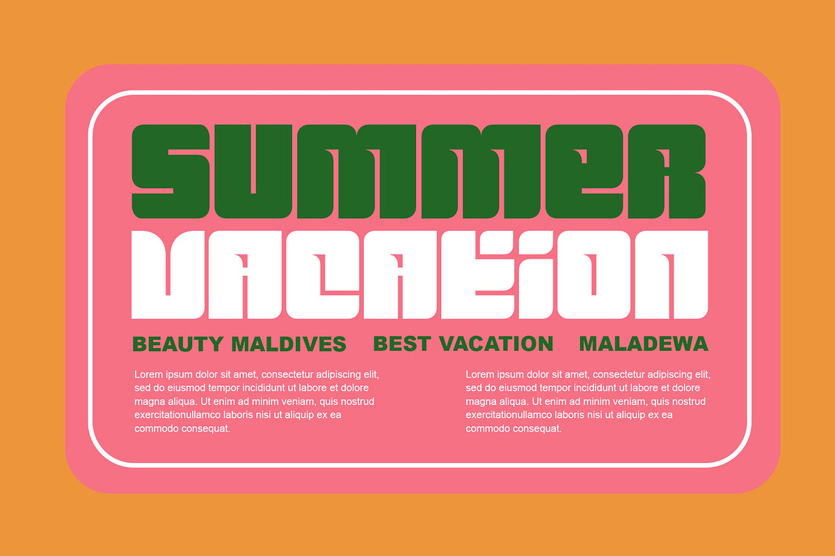 Virtual - Modern Display Font, a Sans Serif Font by Luna Shop (Photo 5 of 5)