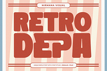 Retro Depa - Branding Food Logo Font