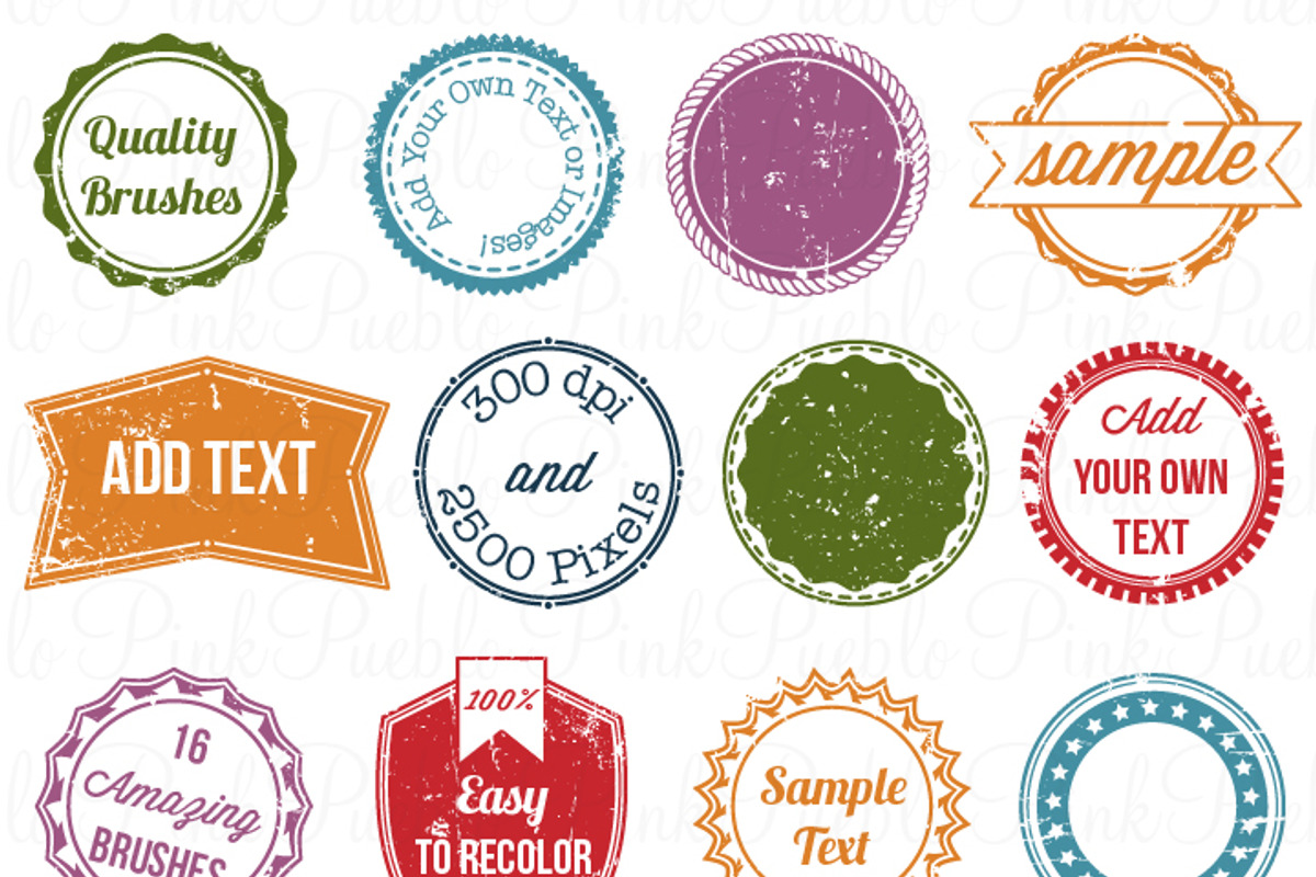 Stamps Photoshop Brushes 2 preview 3