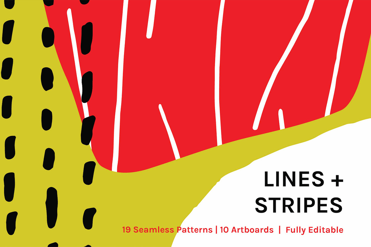 65% OFF-Large Pattern + Font Bundle, a Pattern Graphic by The Collective Studio (Photo 5 of 21)