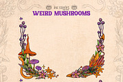 Weird Mushrooms, an Object Illustration by Ink Stories (Thumbnail 15 of 23)