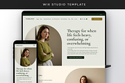Therapist Wix Studio Website, a Wix Template by Template Twist Shop (Thumbnail 1 of 9)