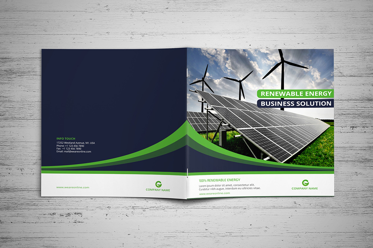 Renewable Energy Brochure Bundle, a Brochure Template by design_pick (Photo 12 of 15)