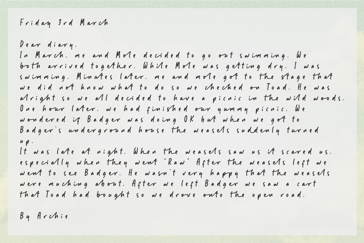 Sentimental Journey, a Handwritten Font by NJ Studio (Photo 6 of 8)