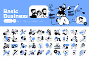 Basic Business, a Person Illustration by PureSolution (Thumbnail 1 of 6)