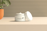 Cream mockup, an Advertising Mockup by xavier_studio (Thumbnail 2 of 5)