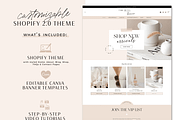 Shopify Theme White Aesthetic, a Shopify Template by Macarons and Mimosas (Thumbnail 3 of 11)