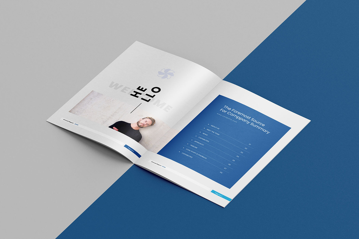 Annual Report, a Brochure Template by KreateTribe (Photo 2 of 11)