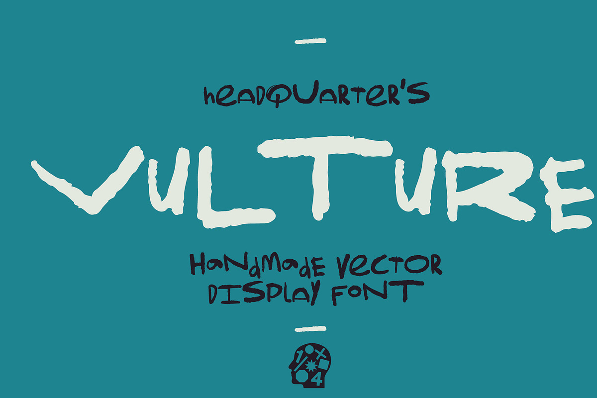 Vulture, a Handwritten Font by Headquarters (Photo 1 of 3)
