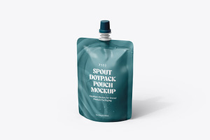 Spout Pouch Packaging Brand Mockup