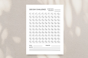 100 Day Challenge Tracker