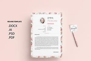 Pack Resume And Card Template / M