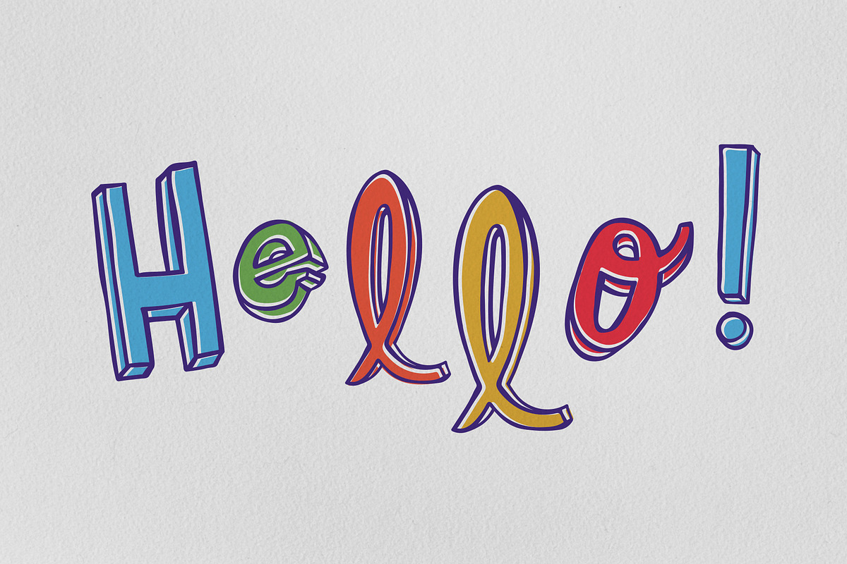 Funlet Typeface preview 6